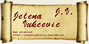 Jelena Vukčević vizit kartica